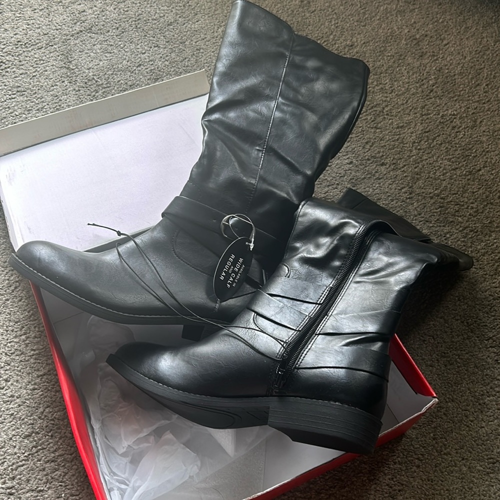 🆕 Style & Co. Black Knee High Black Boots - Women’s Size 8.5